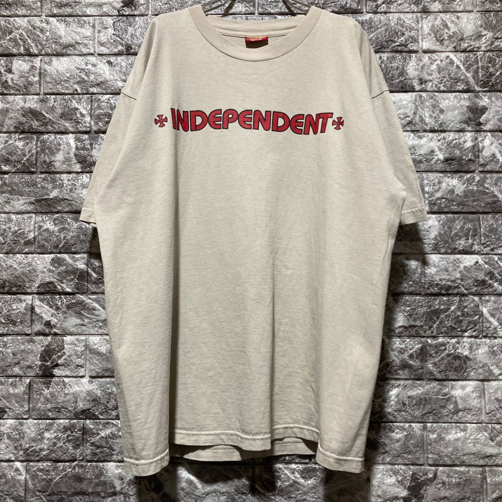 INDEPENDENT Tシャツ USA製 XL アイアンクロス インディペンデント b9 