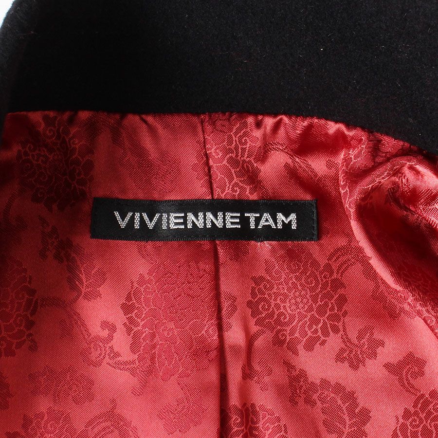 WA26369 Vivienne Tam ヴィヴィアンタム スタンドカラー ウール コート