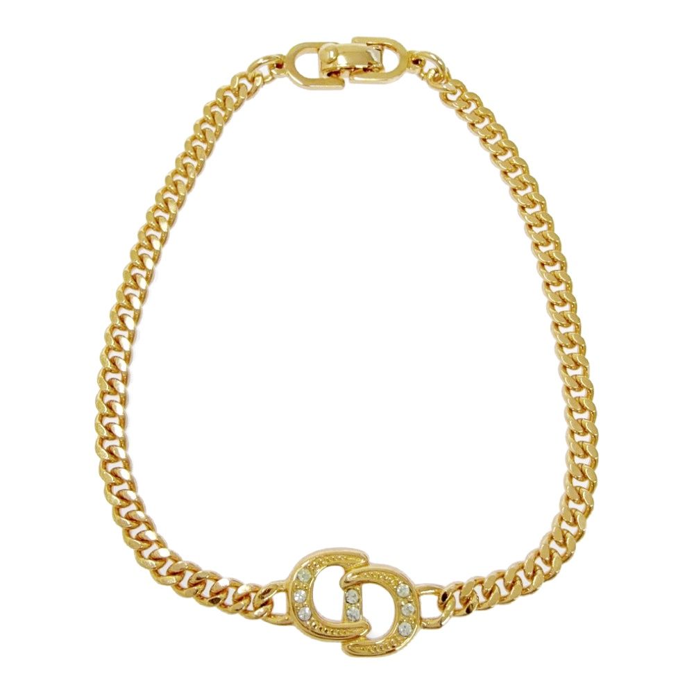 中古】Christian Dior クリスチャンディオール GP ラインストーン CD