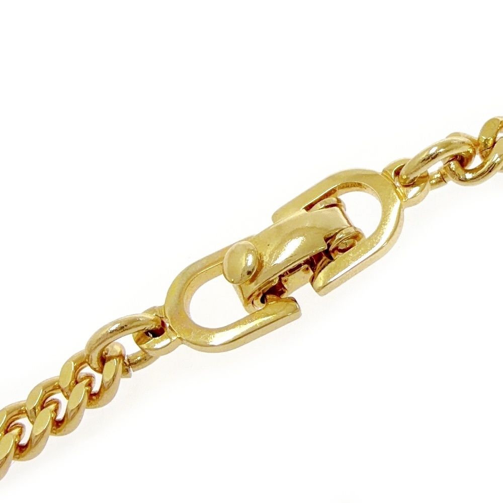 【極美品】Dior ディオール ブレスレット CDロゴ 喜平 ラインストーン 中古】Christian Dior クリスチャンディオール GP ラインストーン CD