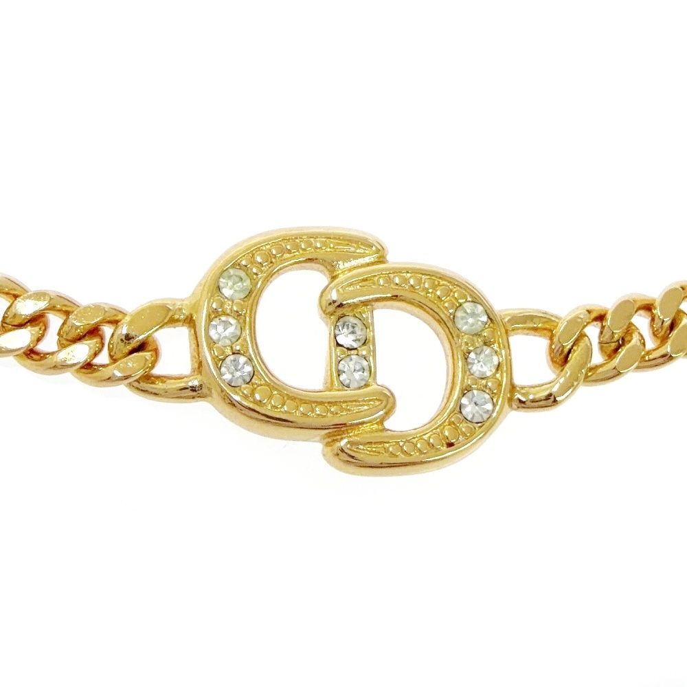 中古】Christian Dior クリスチャンディオール GP ラインストーン CD