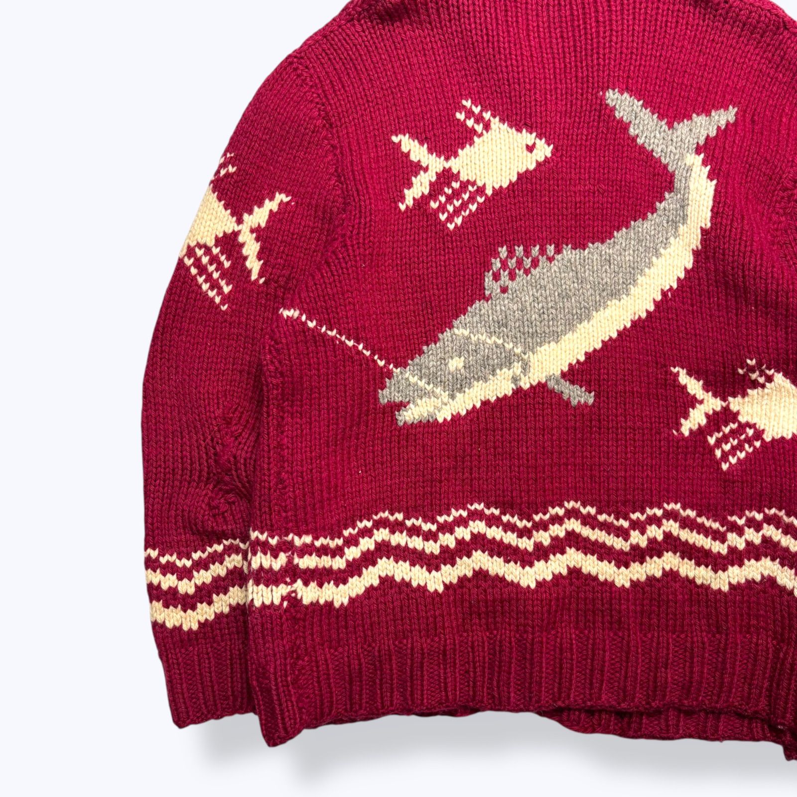 50s-60s Cowichan Knit Sweater 