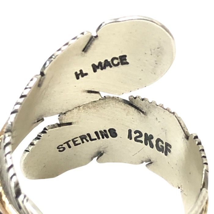 H.MACE ナバホ フェザーリング インディアンジュエリー sterling