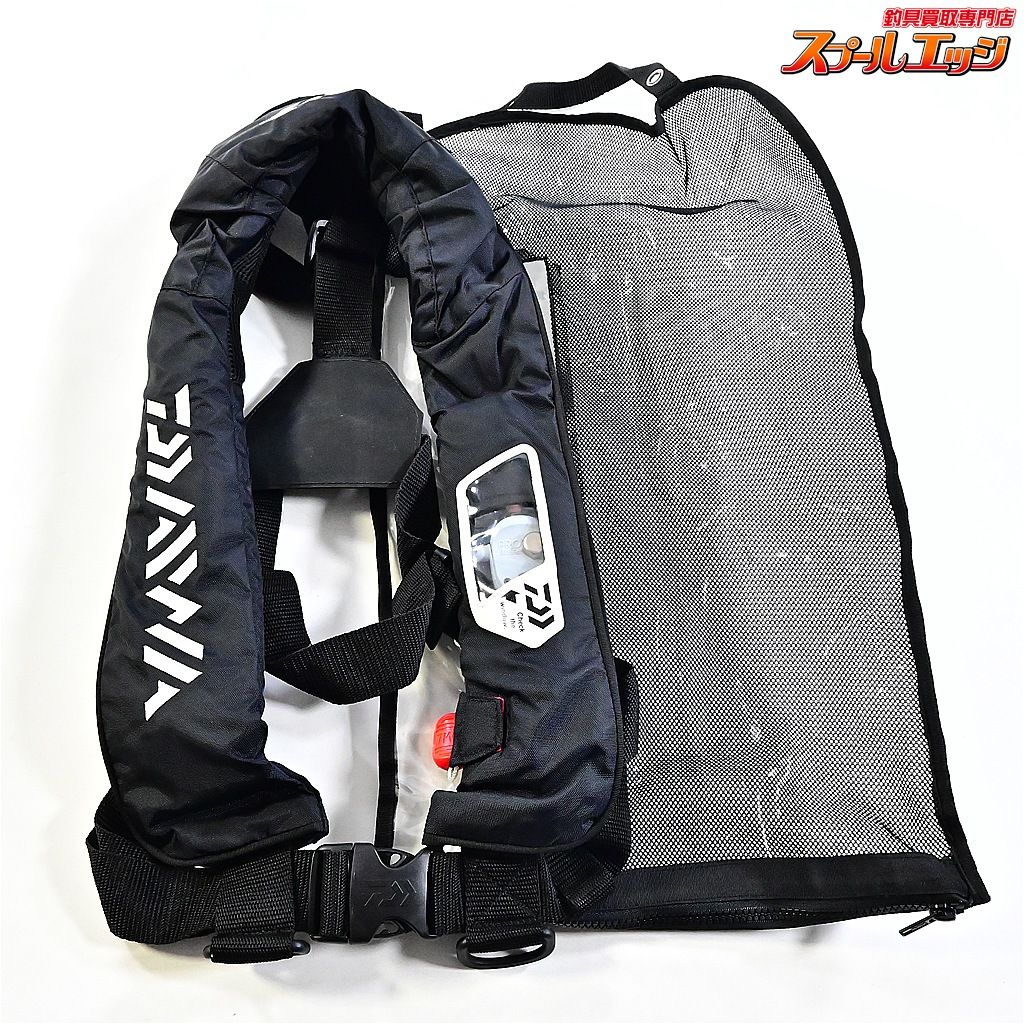★☆【ダイワ】 膨張式ライフジャケット DF-2007 製造2017年11月 桜マーク有 DAIWA LIFE Jacket K_060★☆e08675