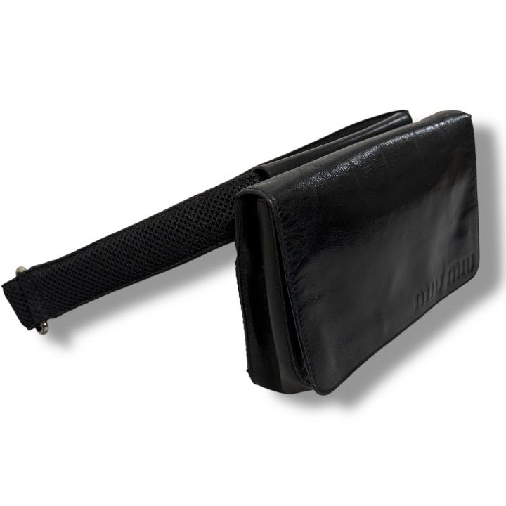 miu miu archive belt leather shoulder bag y2k ミュウミュウ