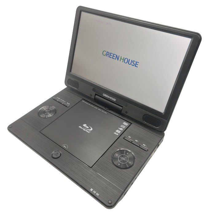 GREEN HOUSE グリーンハウス 11.6型 ポータブルブルーレイプレーヤー