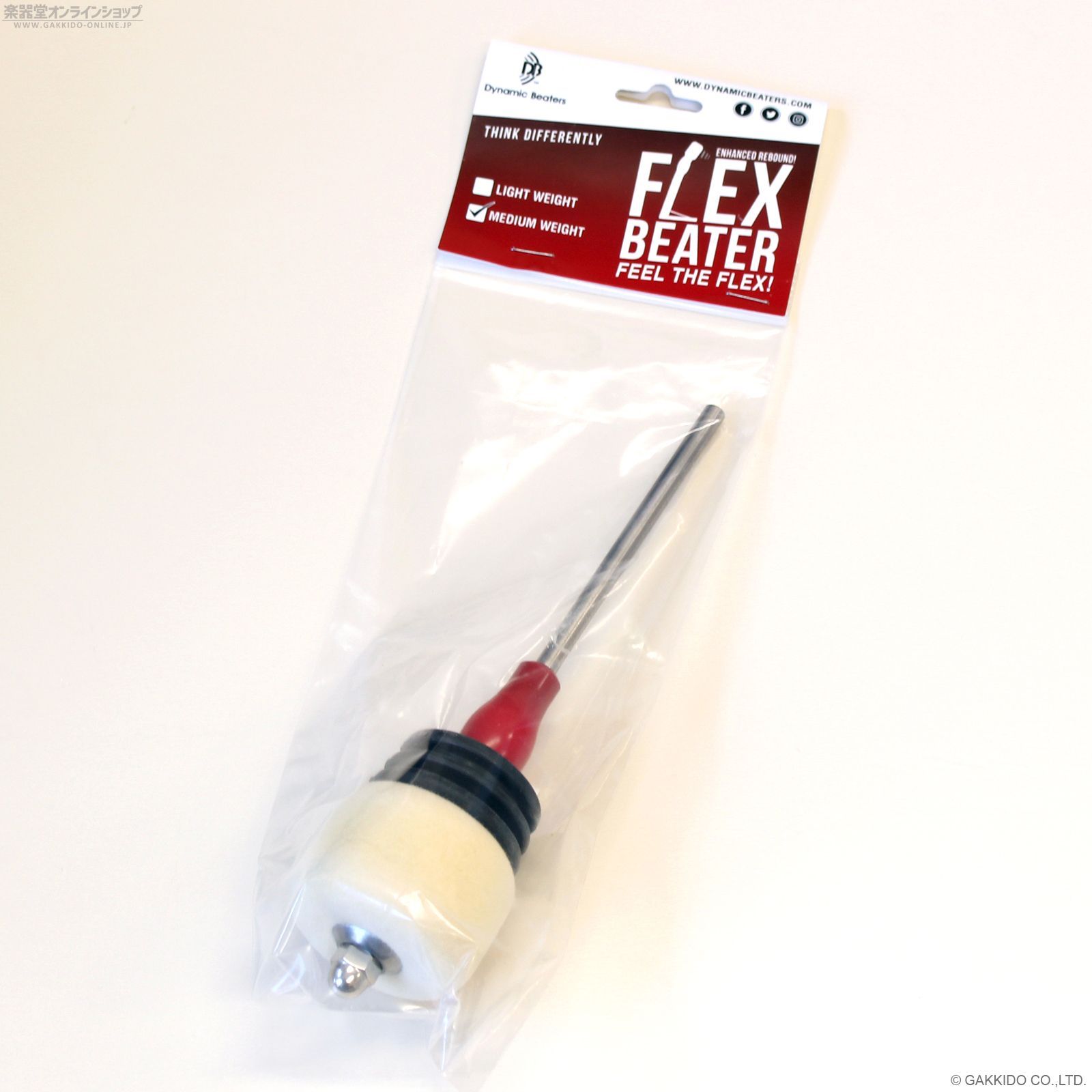 [新品] Dynamic Beater　しなるビーター Felt FlexBeater Medium [95 gram]