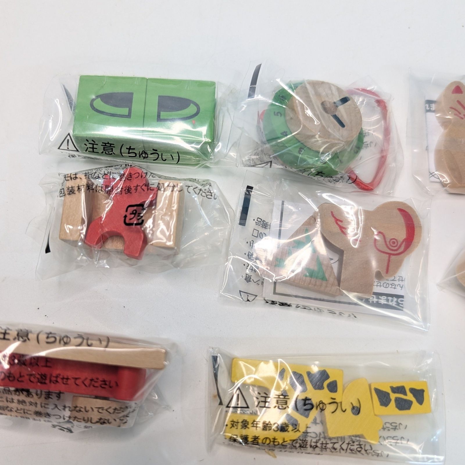 未開封 グリコのおまけ 木のおもちゃ 10個 まとめ売り 箱なし - メルカリ