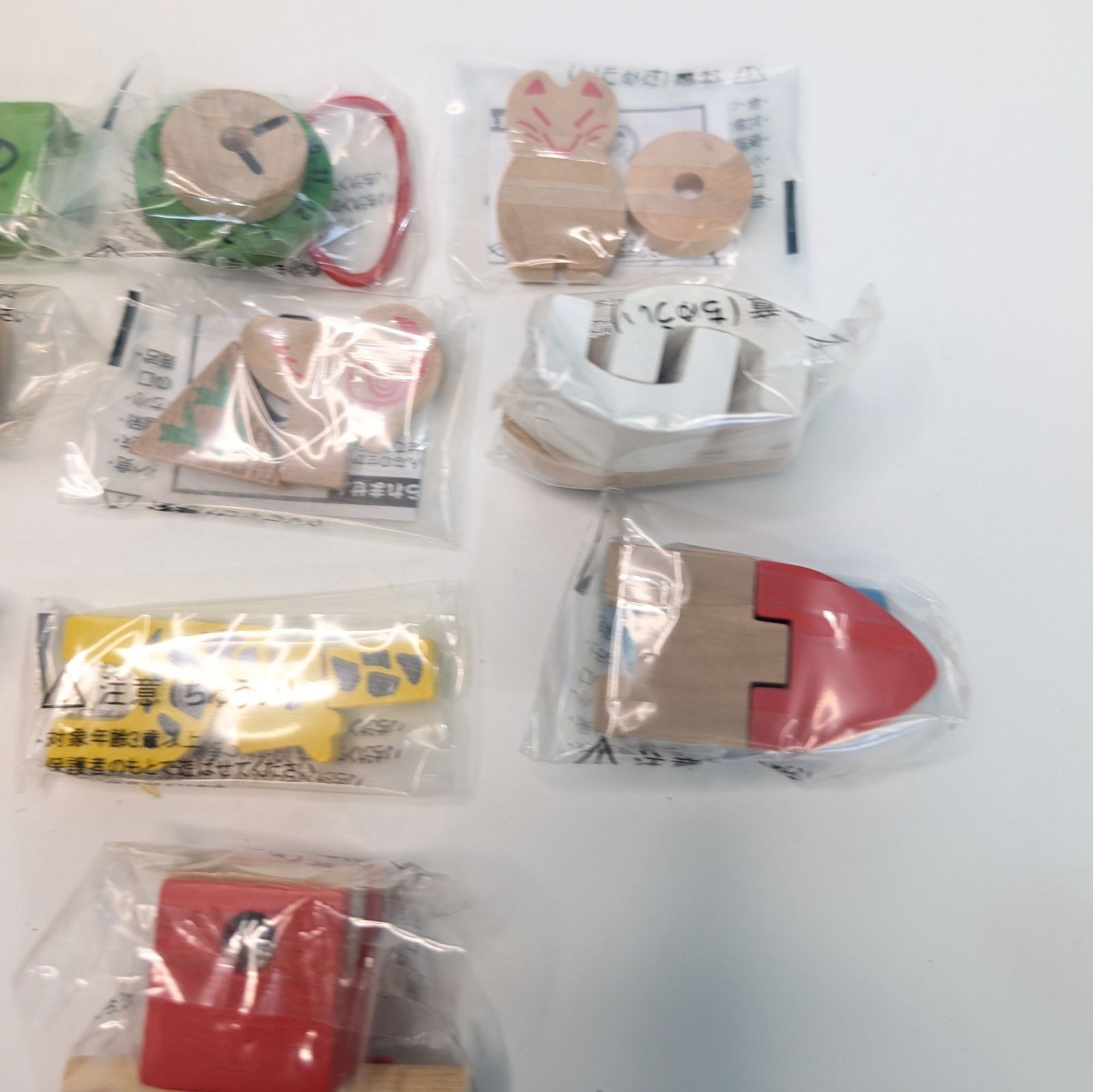 未開封 グリコのおまけ 木のおもちゃ 10個 まとめ売り 箱なし - メルカリ