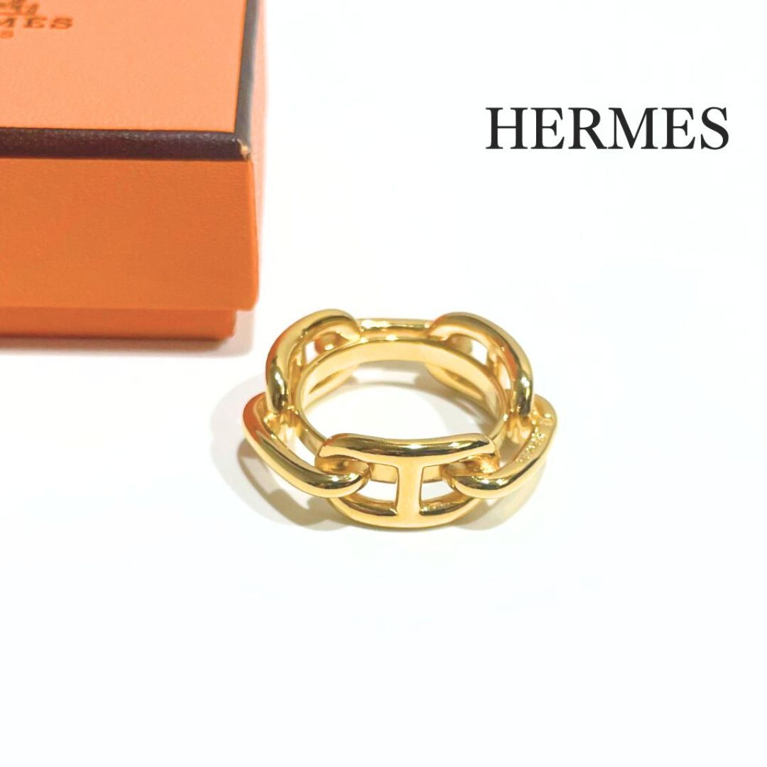 HERMES エルメス シェーヌダンクル ルカデ スカーフリング HERMES エルメス シェーヌダンクル ルカデ スカーフリング