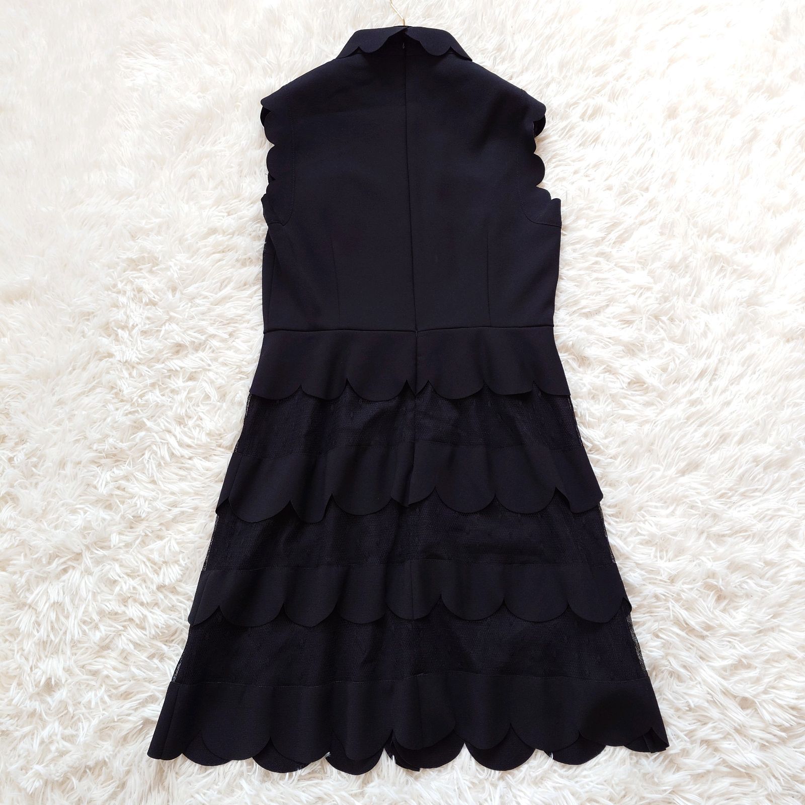 RED VALENTINO ドレスワンピース レース 黒 【公式通販】