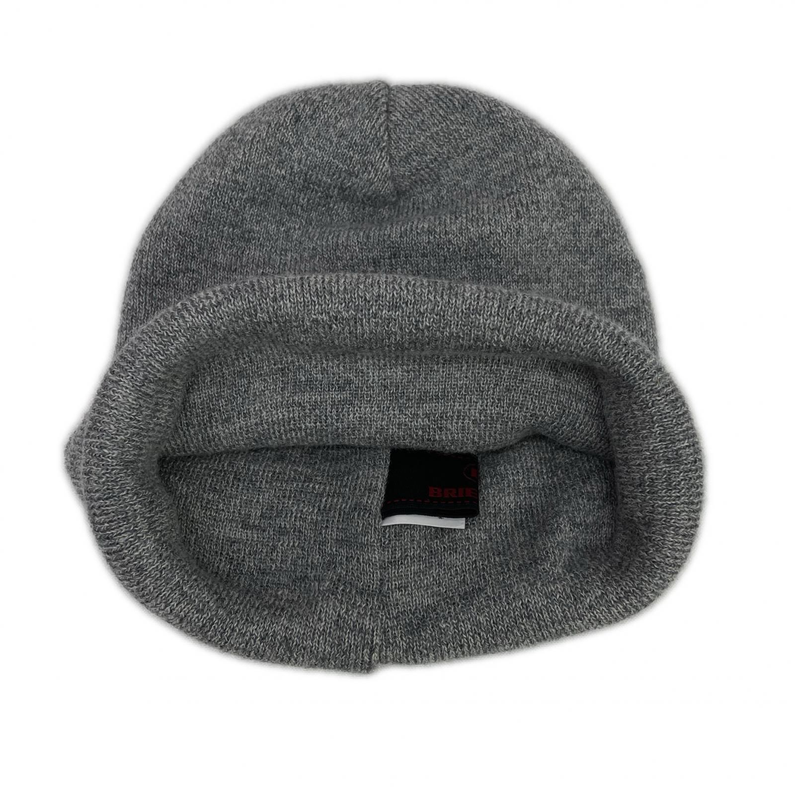 中古 ブリーフィング BRIEFING ニット帽 フリー グレー ワッチ