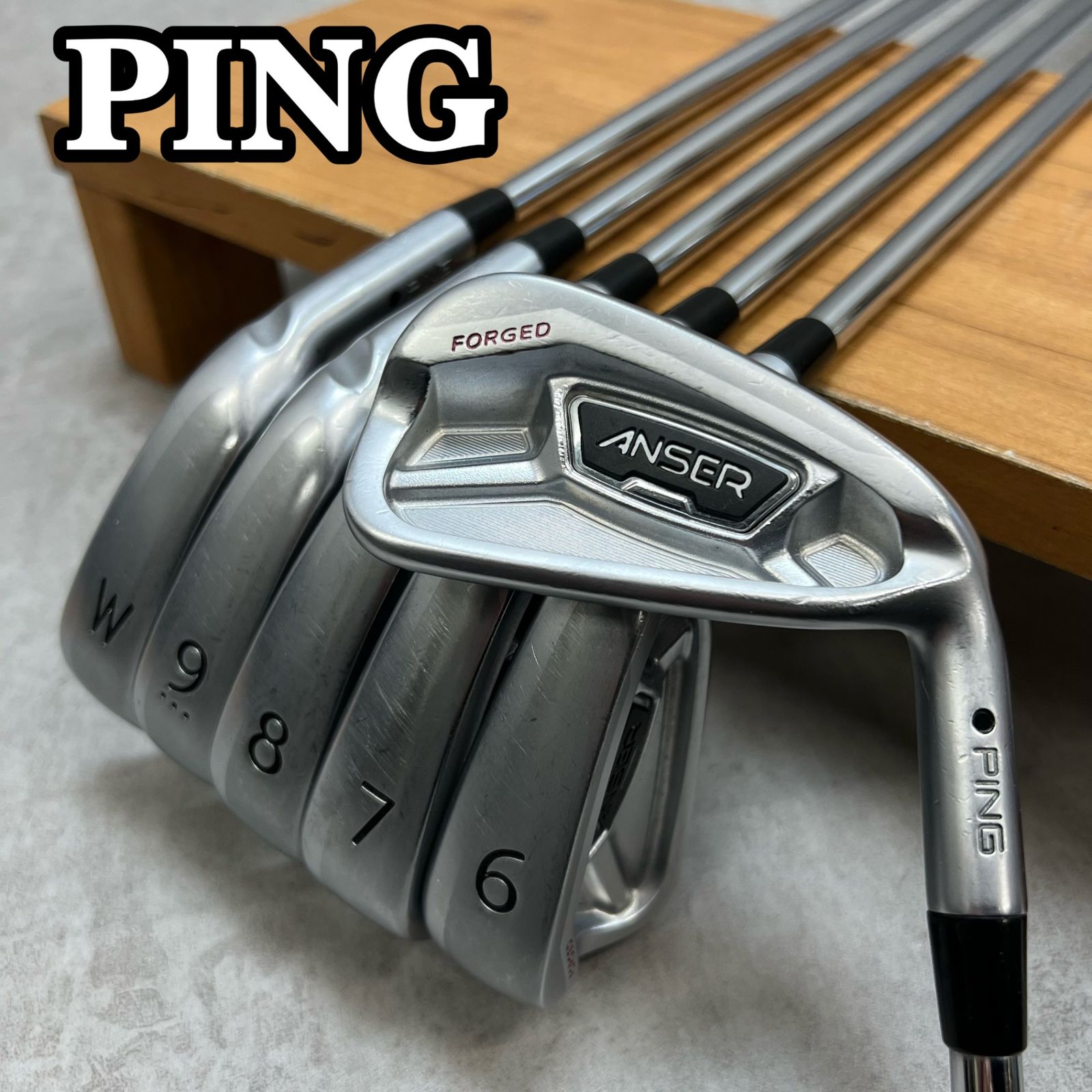 PING　ANSER　FORGED　メンズゴルフ　アイアンセット　6本　S　右利き用　ピン　アンサー　フォージド　N.S.PRO モーダス3 TOUR120