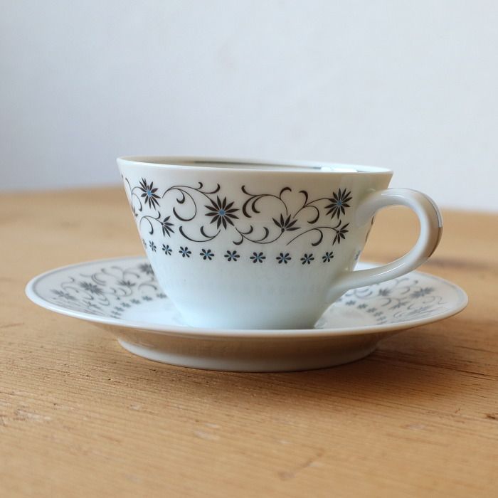 ノリタケ Silver Queen カップ&ソーサー noritake ヴィンテージ
