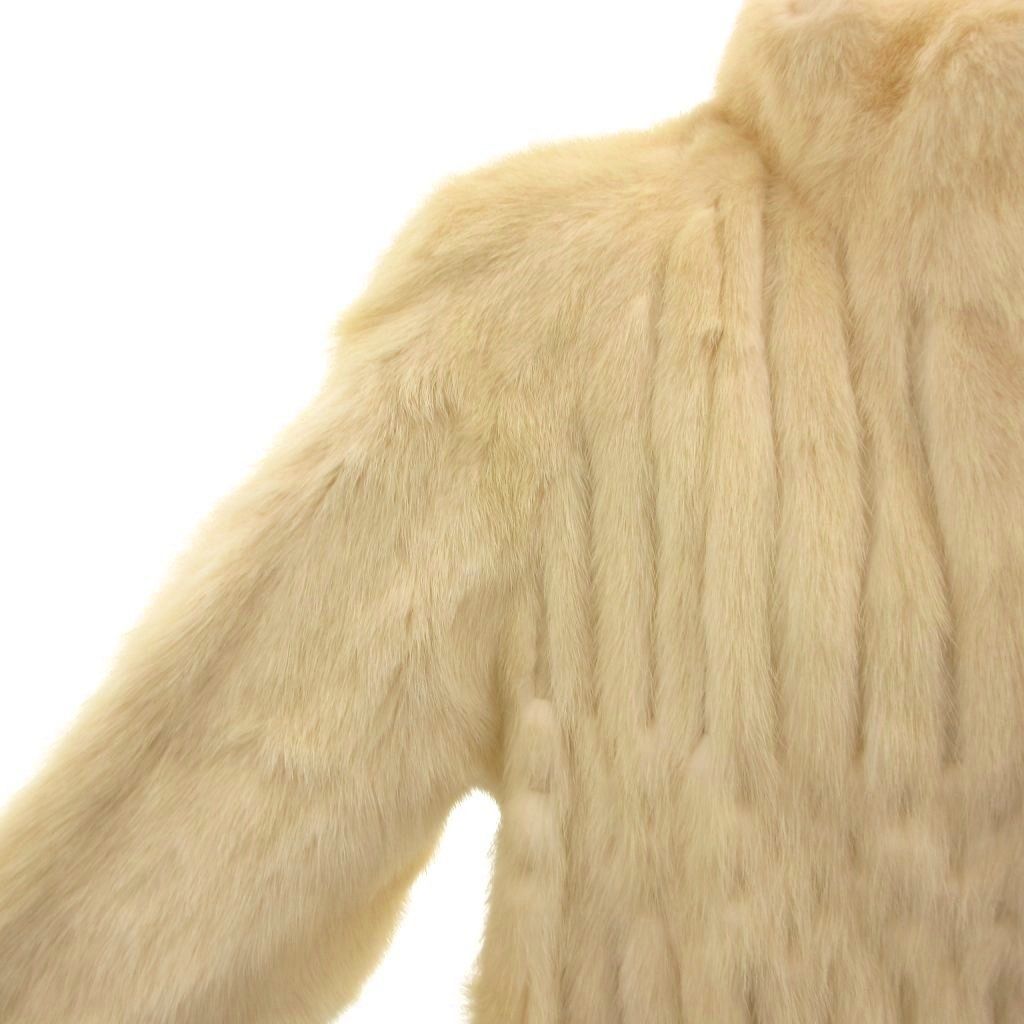 ニナリッチ NINA RICCI パールミンクファー コート 毛皮 ショート 13