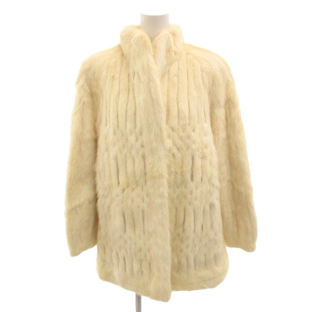 ニナリッチ NINA RICCI パールミンクファー コート 毛皮 ショート 13