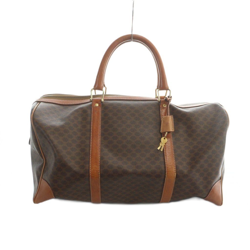 セリーヌ CELINE ヴィンテージ マカダム ミニボストンバッグ