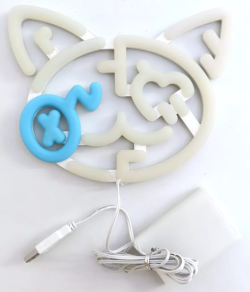 中古】雑貨 影片みか ES 7th Anniv. モチーフネオンライト 「あんさん