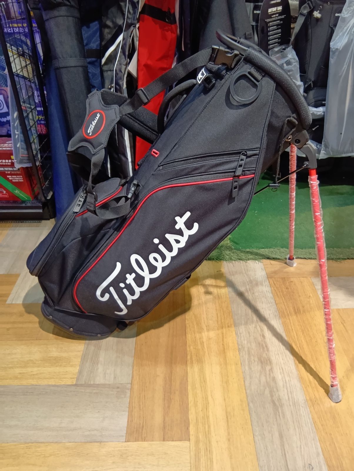  Cb 未使用品 タイトリスト Titleist Players S4 スタンドバッグ キャディバッグ TB26SX4A ブラック|レッド|ホワイト 大崎店 フェアウェイウッド ゴルフバッグ キャディバッグ ゴルフ