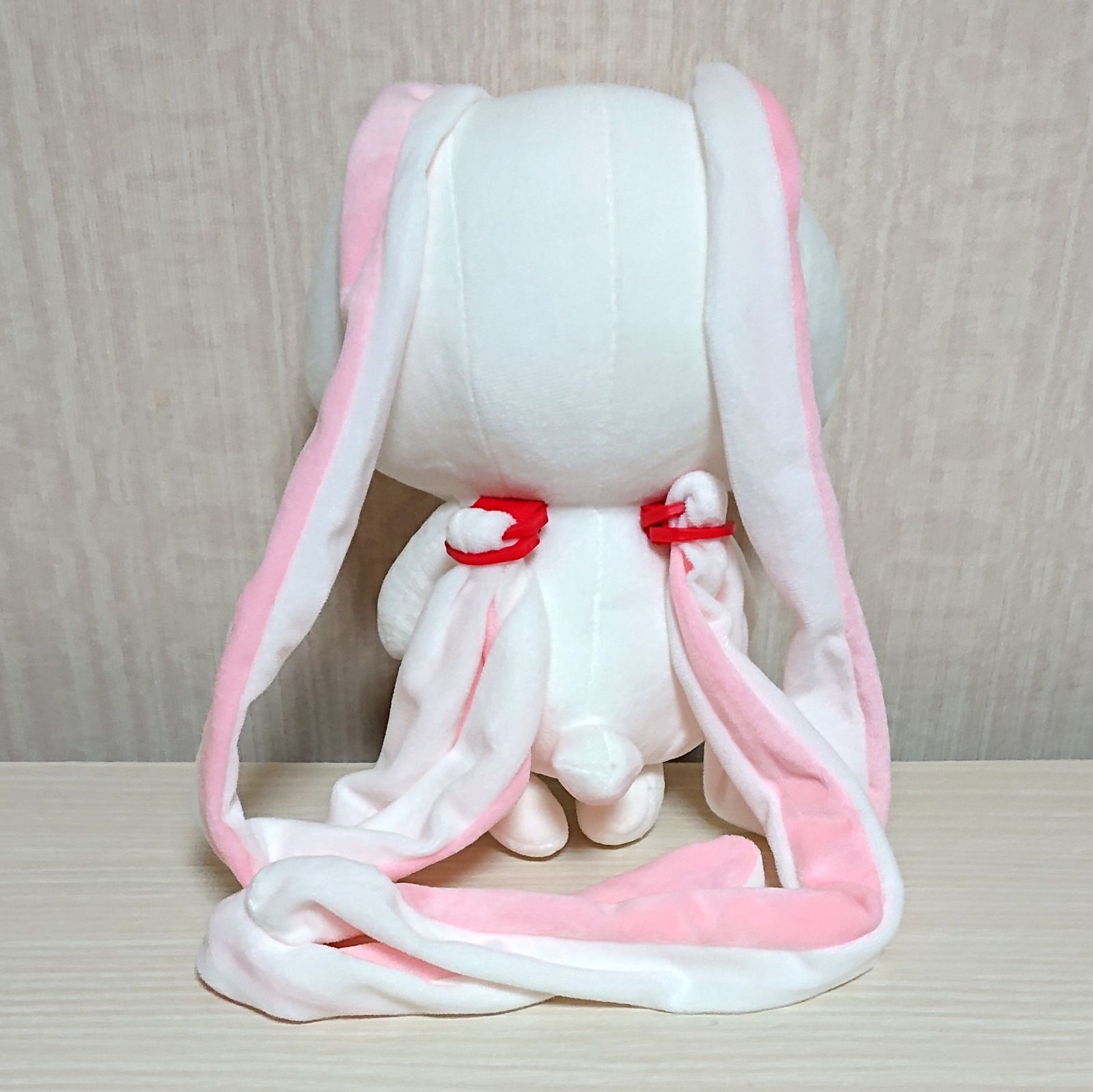 汎用うさぎ風リュック ホワイト ぬいぐるみ バッグ リュックサック