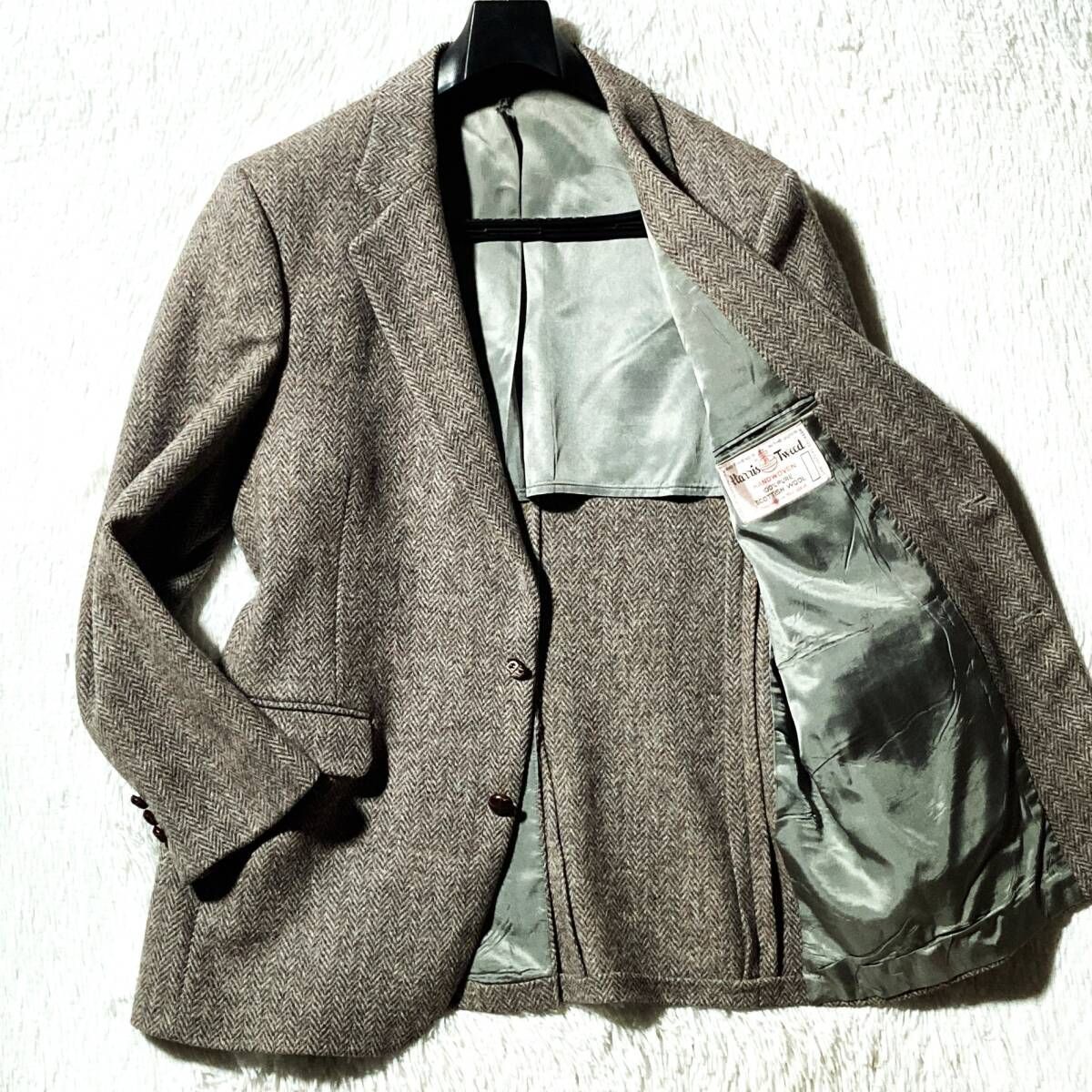 Harris Tweed×Coat Tails 80s vintage☆USA製 ツイード スコティッシュ 