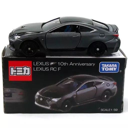 [Used] Tomica 1/59 LEXUS RC F (matte gray x black) “Tomica” LEXUS 10th Anniversary