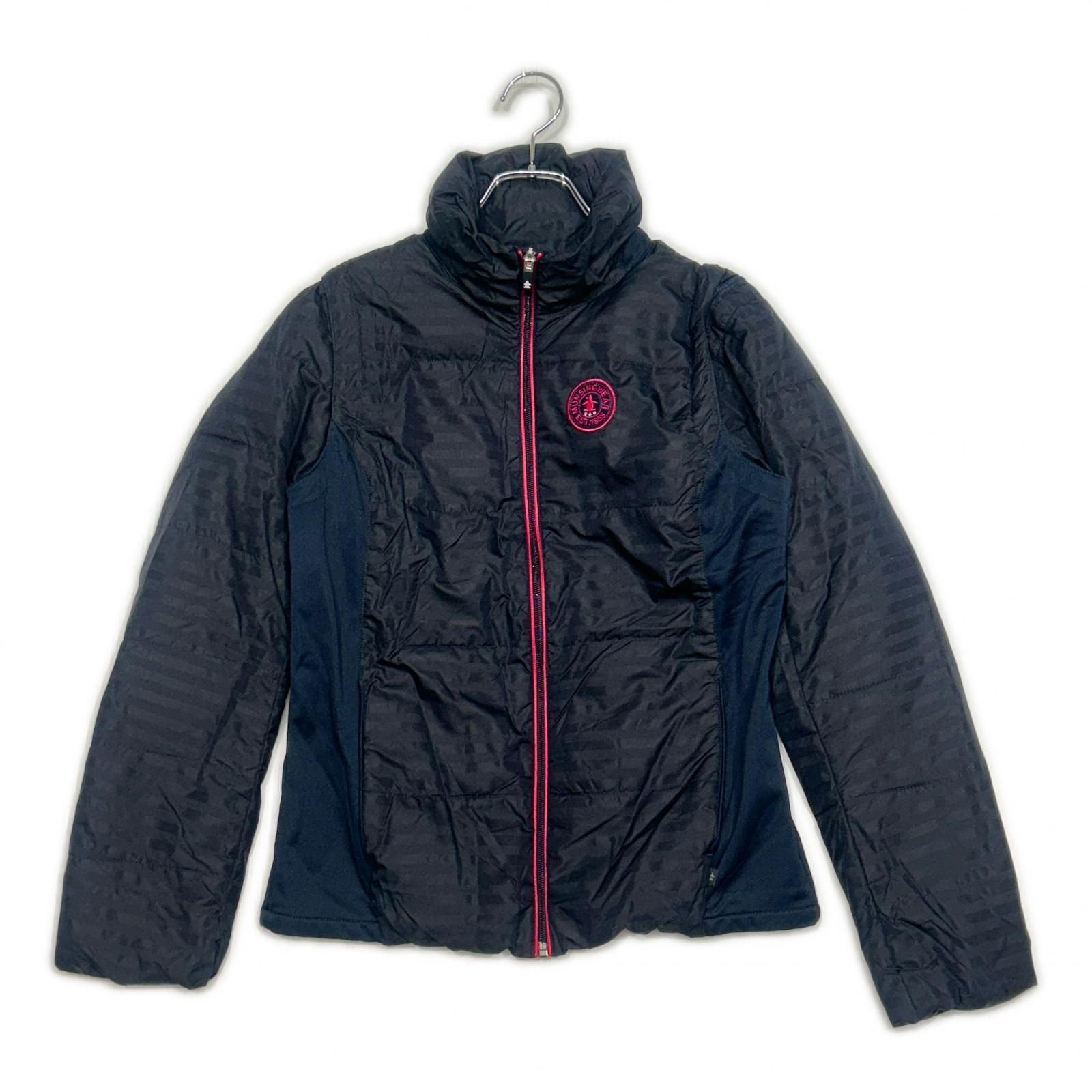 中古 レディース マンシングウェア Munsing wear フルジップアウター M