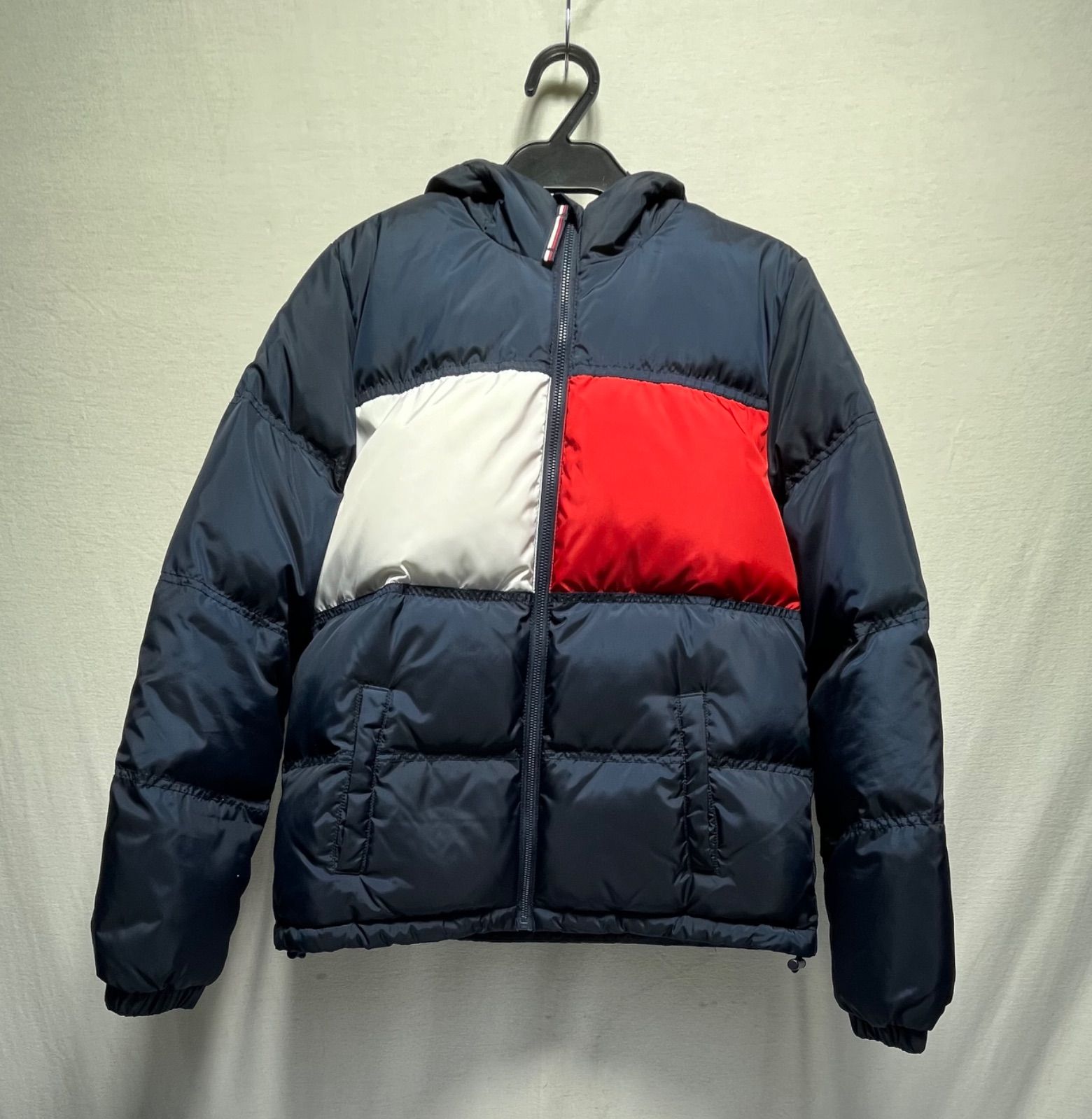 ▽TOMMY HILFIGER トミーヒルフィガー ダウンジャケット メンズ M 【美 