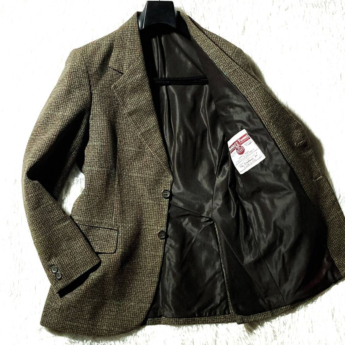Harris Tweed×Dunn&Co☆60s vintage☆super rare☆イギリス名門☆2B