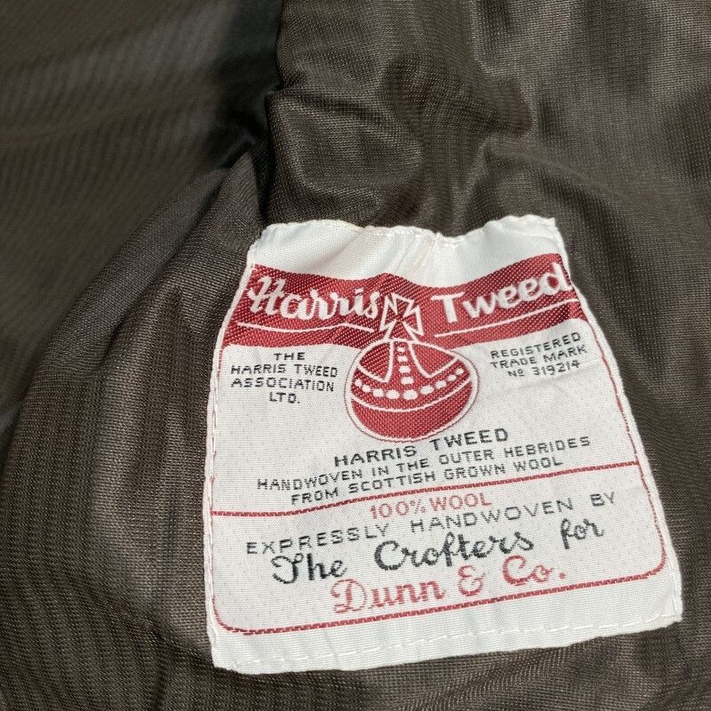 Harris Tweed ハリスツイード ウール60s 英国製Dunn&Co. Harris Tweed×Dunn&Co☆60s vintage☆super rare☆イギリス名門☆2B