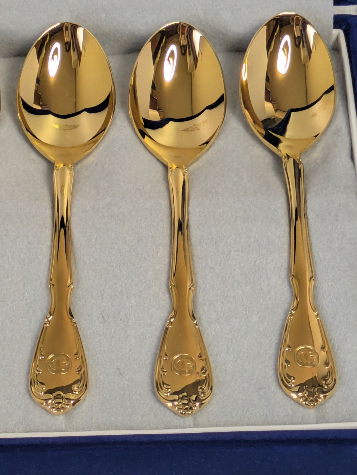 Noritake ノリタケ 金メッキ スプーン 5本セット EPNS 洋白銀器 全長