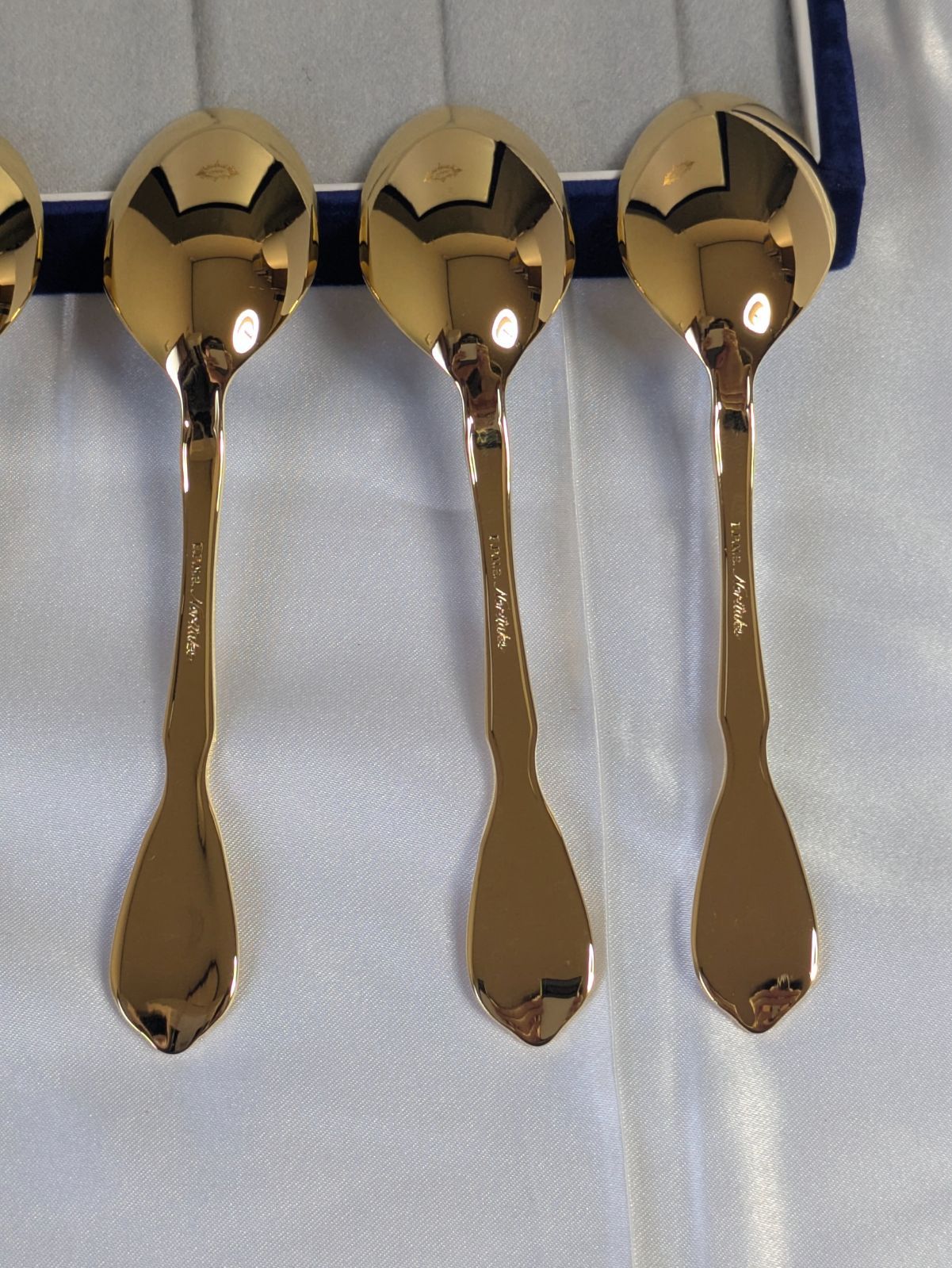 Noritake ノリタケ 金メッキ スプーン 5本セット EPNS 洋白銀器 全長