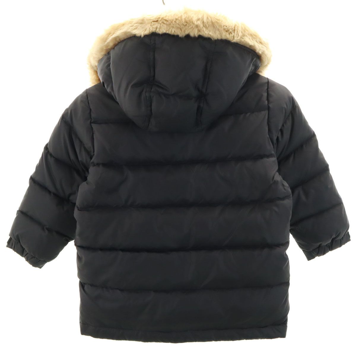 mikihouse ミキハウス ダウンジャケット 90 ブラック キッズ 古着