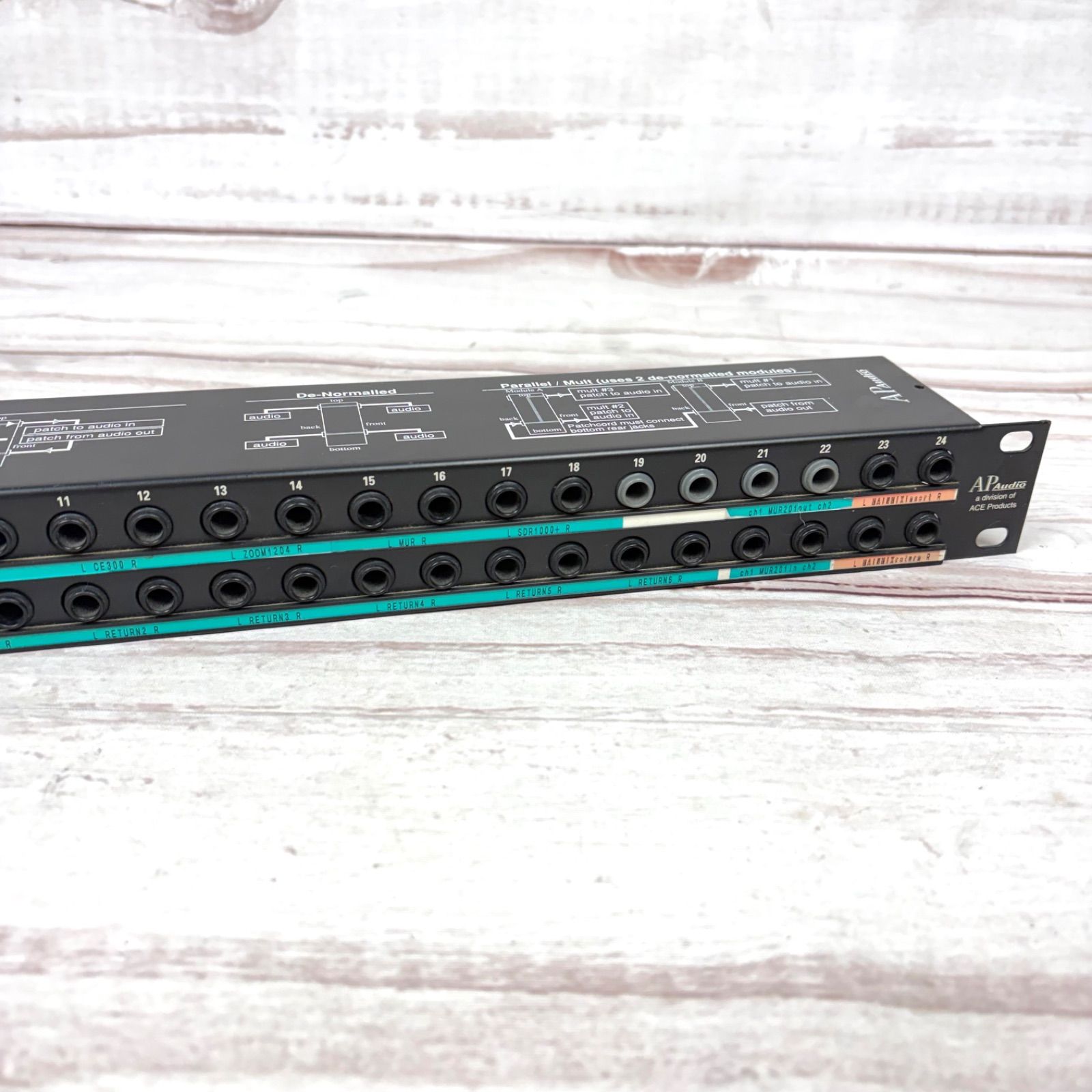 AP Audio Re 'an Patching System 48ポイント パッチベイ - メルカリ