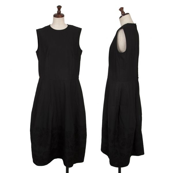 コムコム コムデギャルソンCOMME des GARCONSフラワー刺繍ノースリーブ