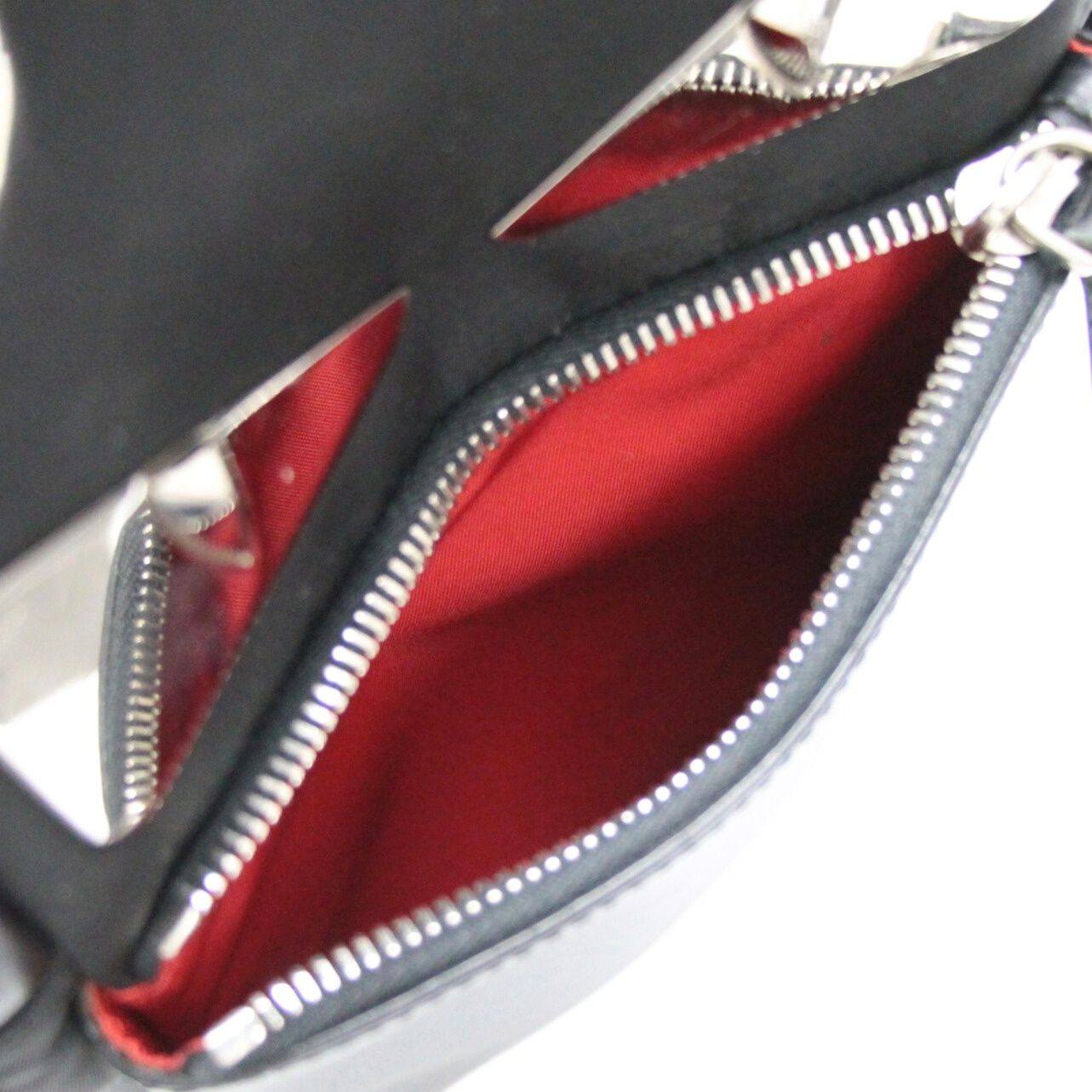 フェンディ FENDI バグズアイ モンスター ボディバッグ レザー