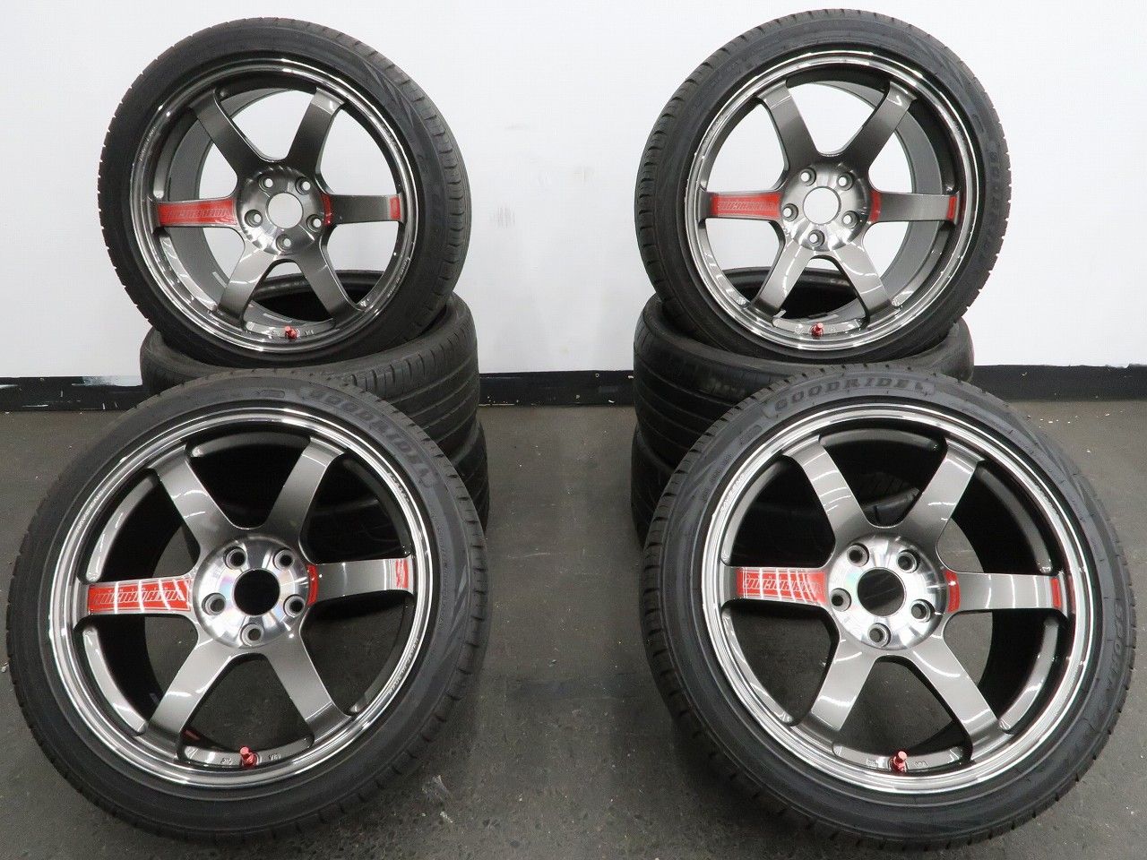 鍛造 4本 RAYS VOLK RACING TE37 SAGA SL 18インチ 9.5J +45 5H PCD114 