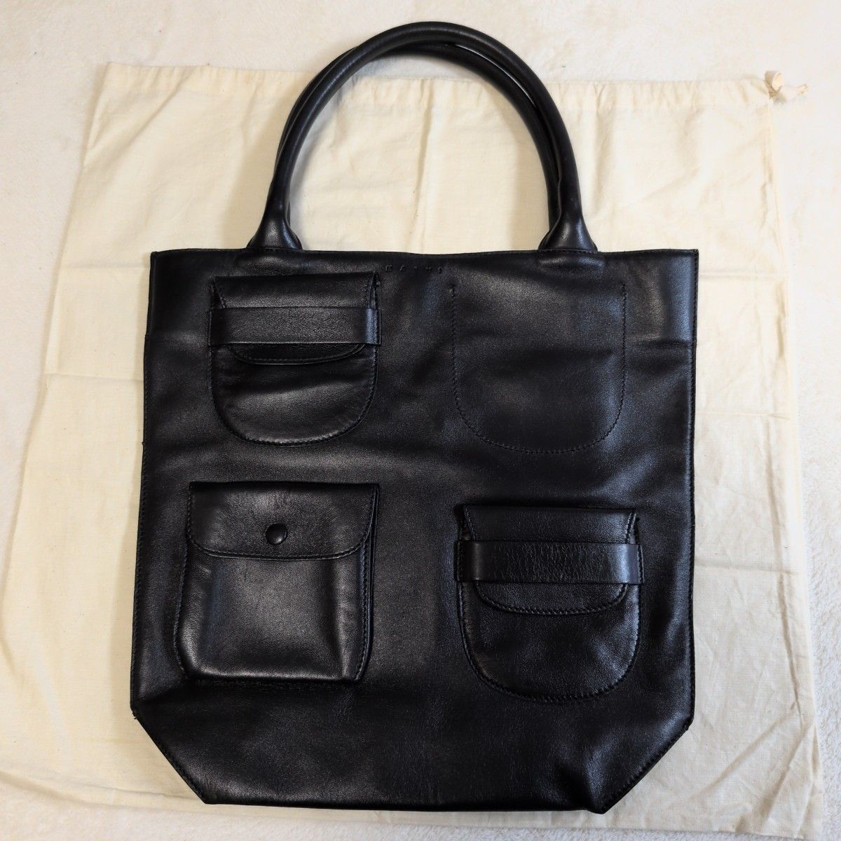 美品✨ MARNI マルニ マルチポケットバッグ トートバッグ ハンドバッグ 