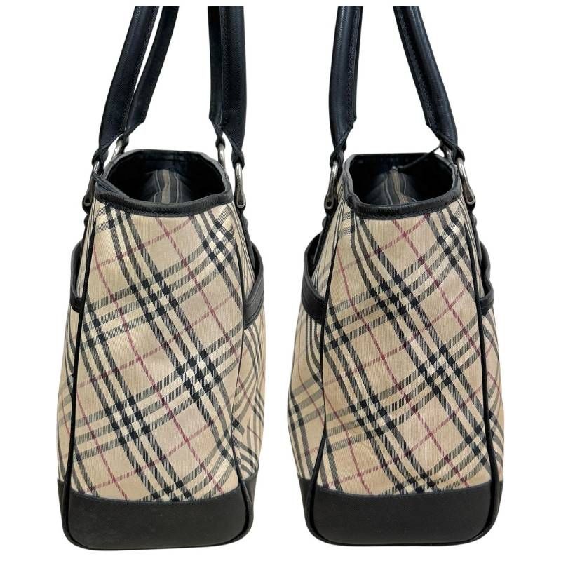 BURBERRY バーバリー☆トートバッグ ノバチェック ロゴ ベージュ