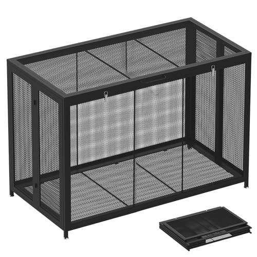 迅速に発送 ゴミ箱 屋外 Probasto 大容量 折りたたみ 350L ゴミ収集ボックス 屋外ゴミ収納庫 カラス 野良猫対策 外置き 庭園用 ふた付き ブラック ae3ce95f