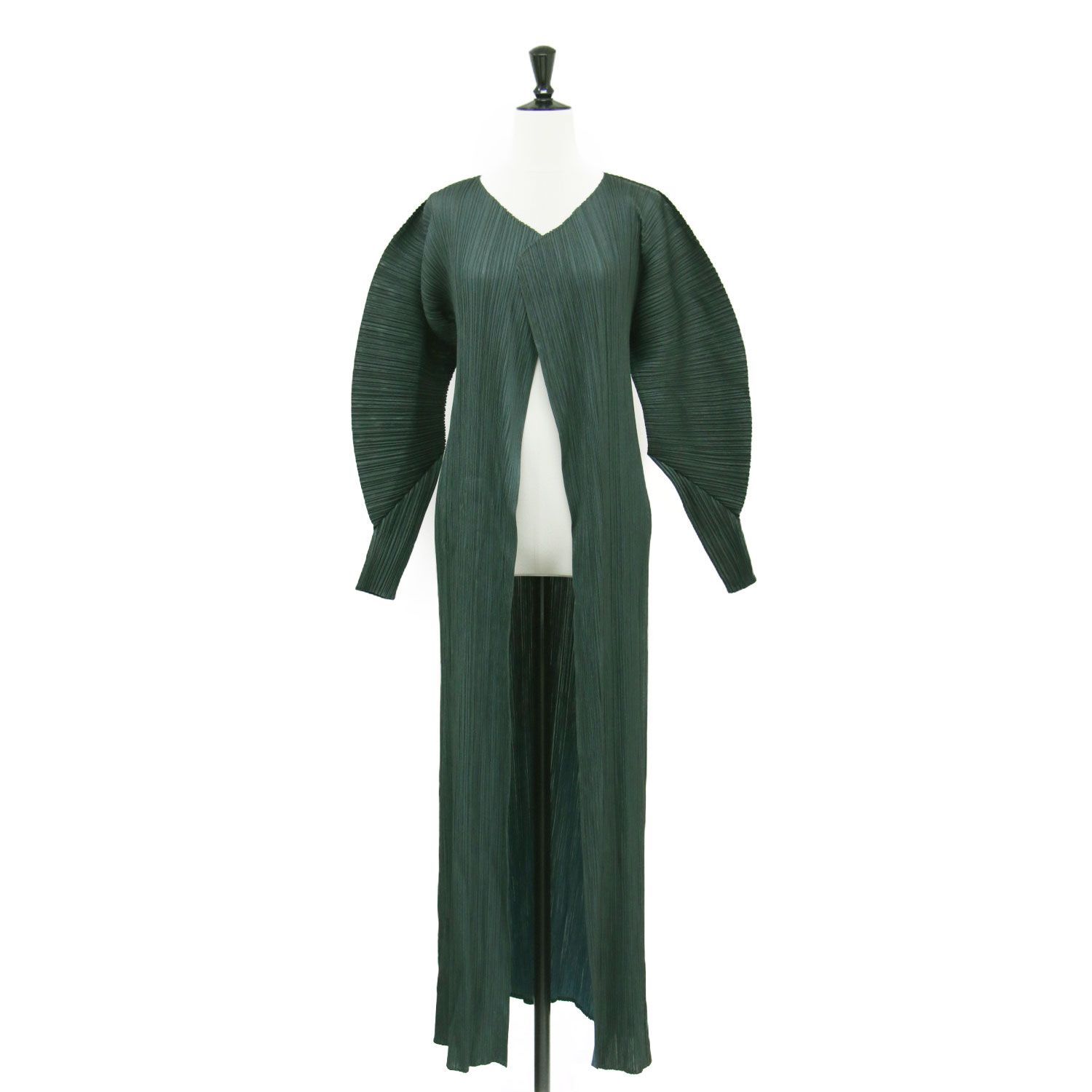 美品】PLEATS PLEASE プリーツプリーズ カーディガン グリーン サイズ 