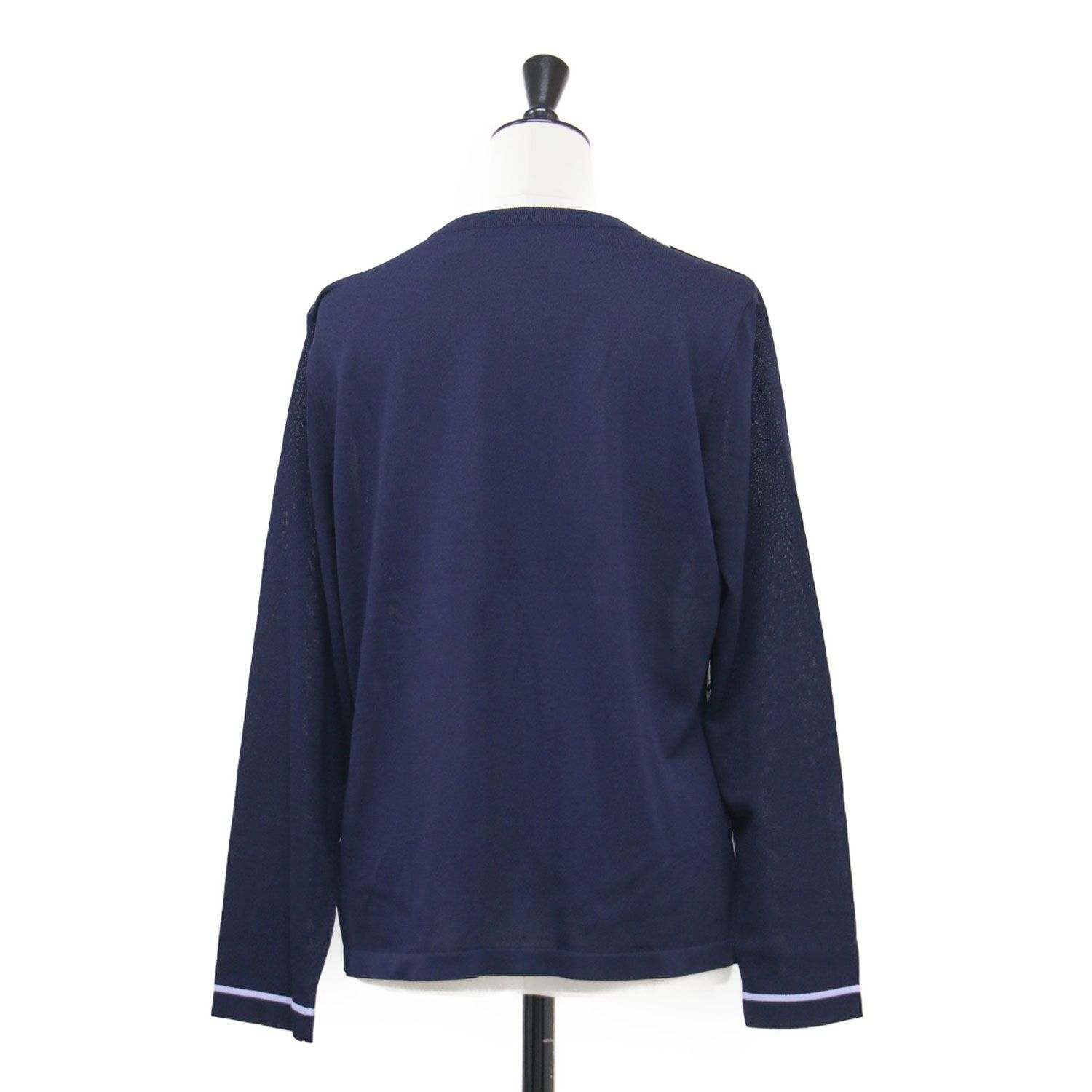 LEONARD レオナール カーディガン ネイビー系 紺 サイズ:40(L
