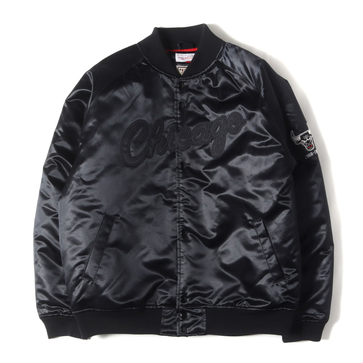 MITCHELL&NESS ミッチェル&ネス スタジャン ブラック 黒 サイズ:XL 