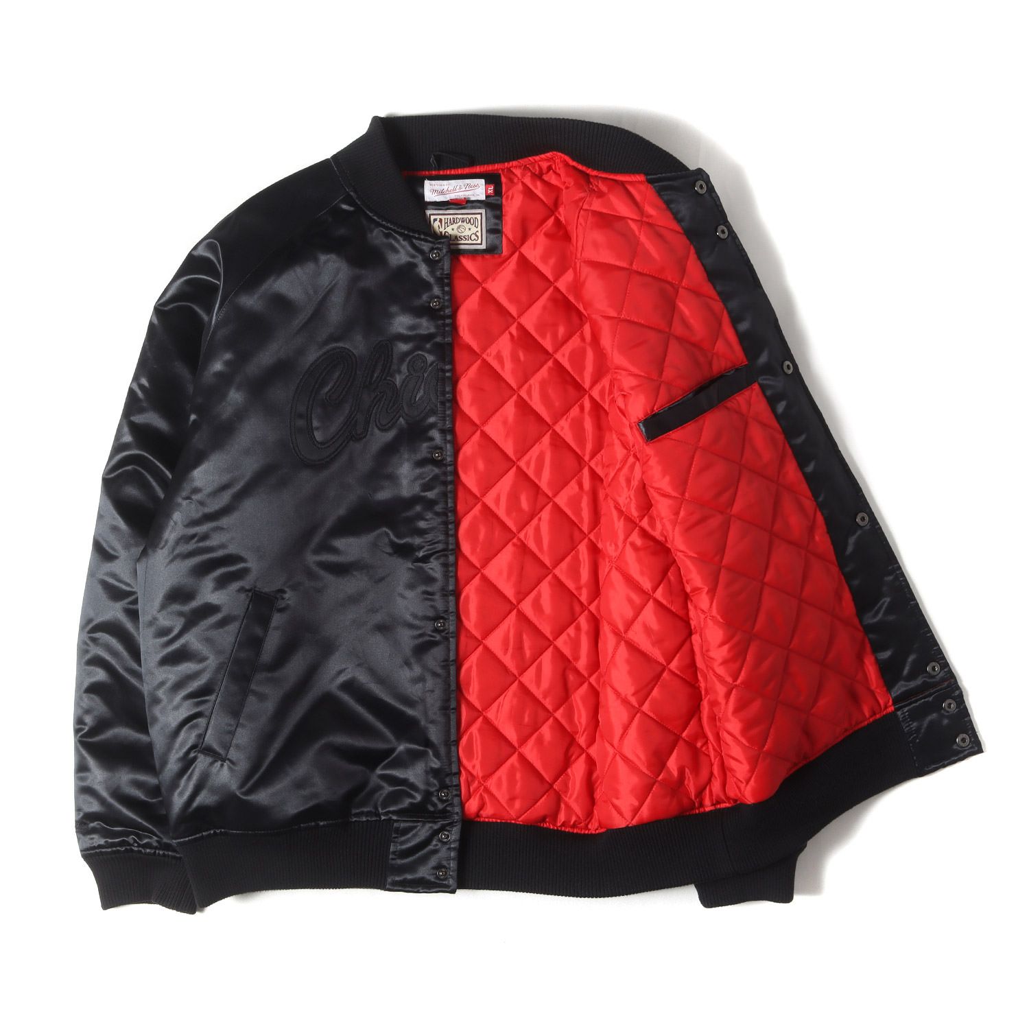 MITCHELL&NESS ミッチェル&ネス スタジャン ブラック 黒 サイズ:XL 