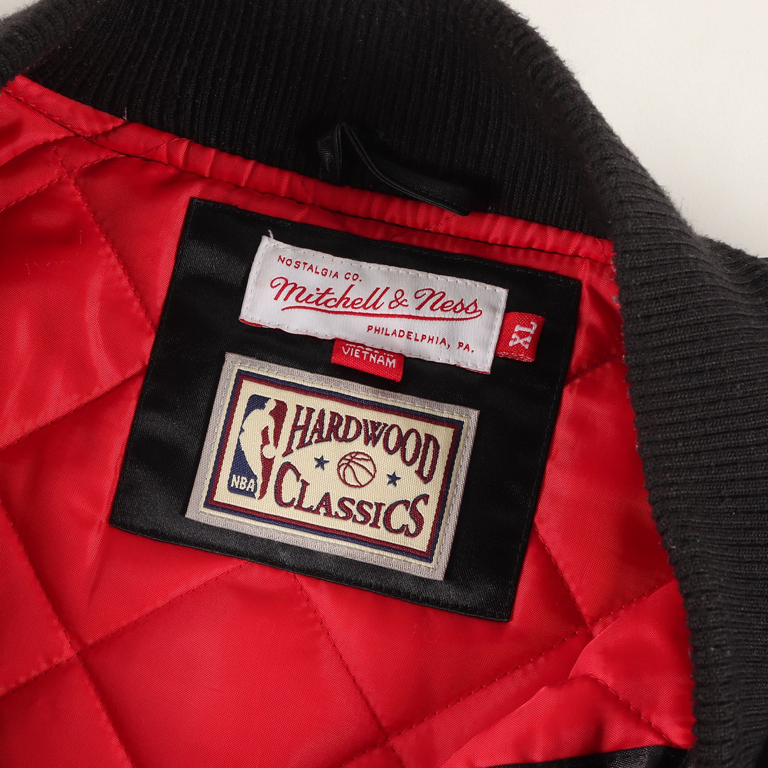 MITCHELL&NESS ミッチェル&ネス スタジャン ブラック 黒 サイズ:XL 