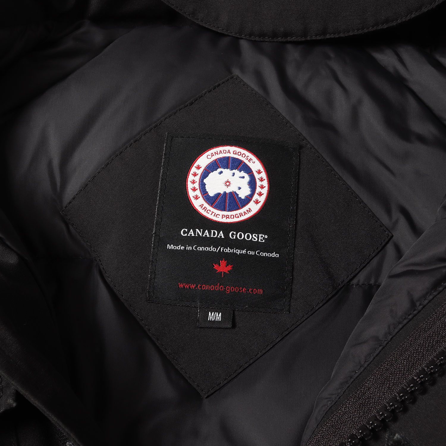 CANADA GOOSE カナダグース ジャケット ブラック 黒 サイズ:M 