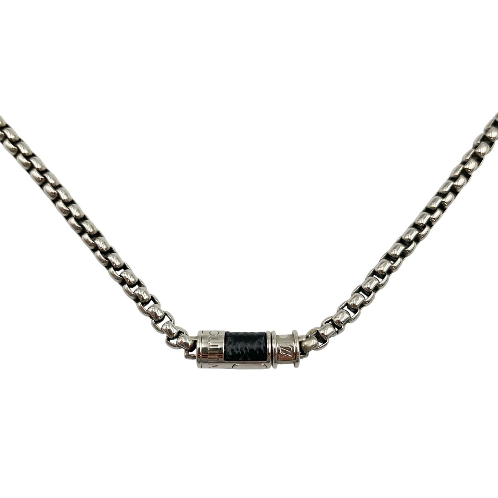 ルイヴィトン LOUIS VUITTON ネックレス コリエ チェーン モノグラム 