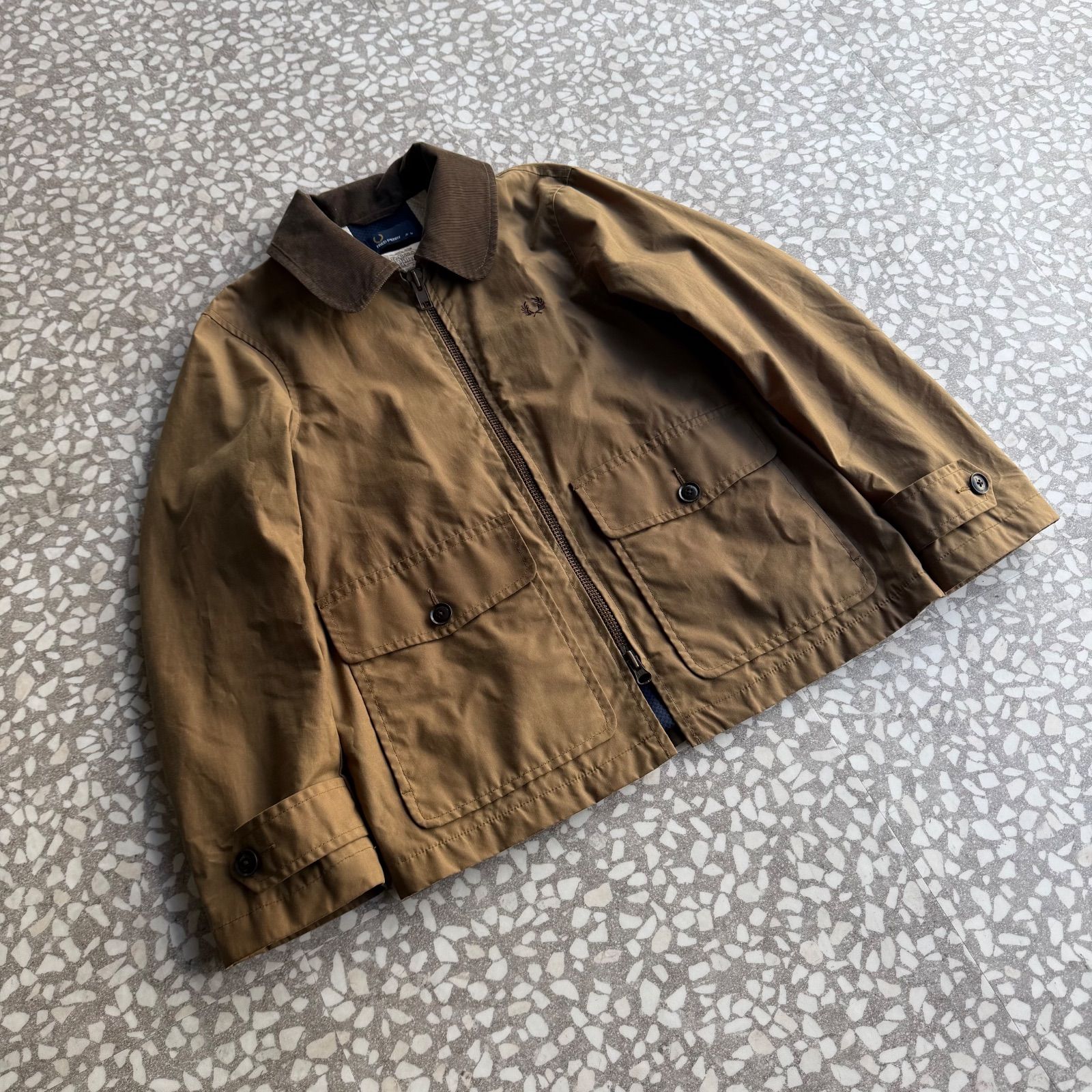 フレッドペリー ミラレイン FRED PERRY オイルドジャケット ブルゾン 