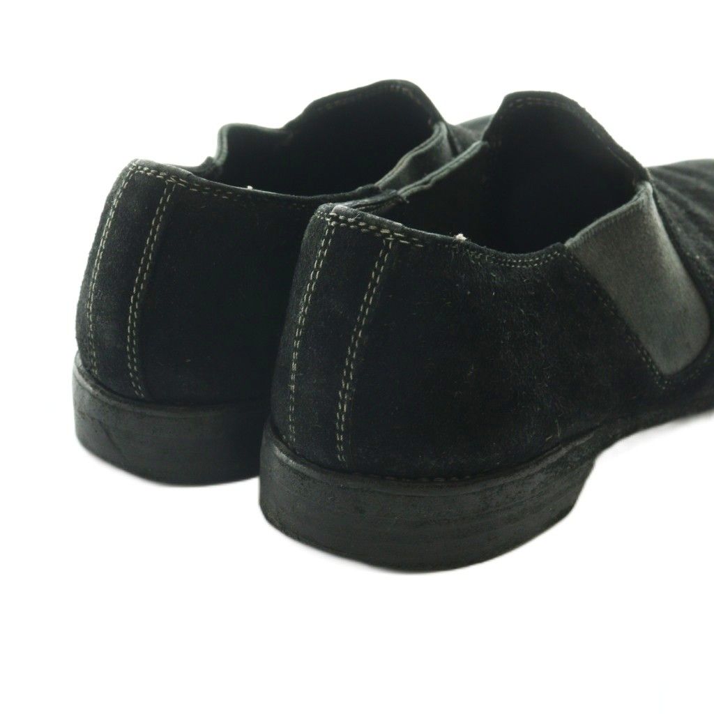 グイディ GUIDI スエードサイドゴアローカットシューズ スリッポン 
