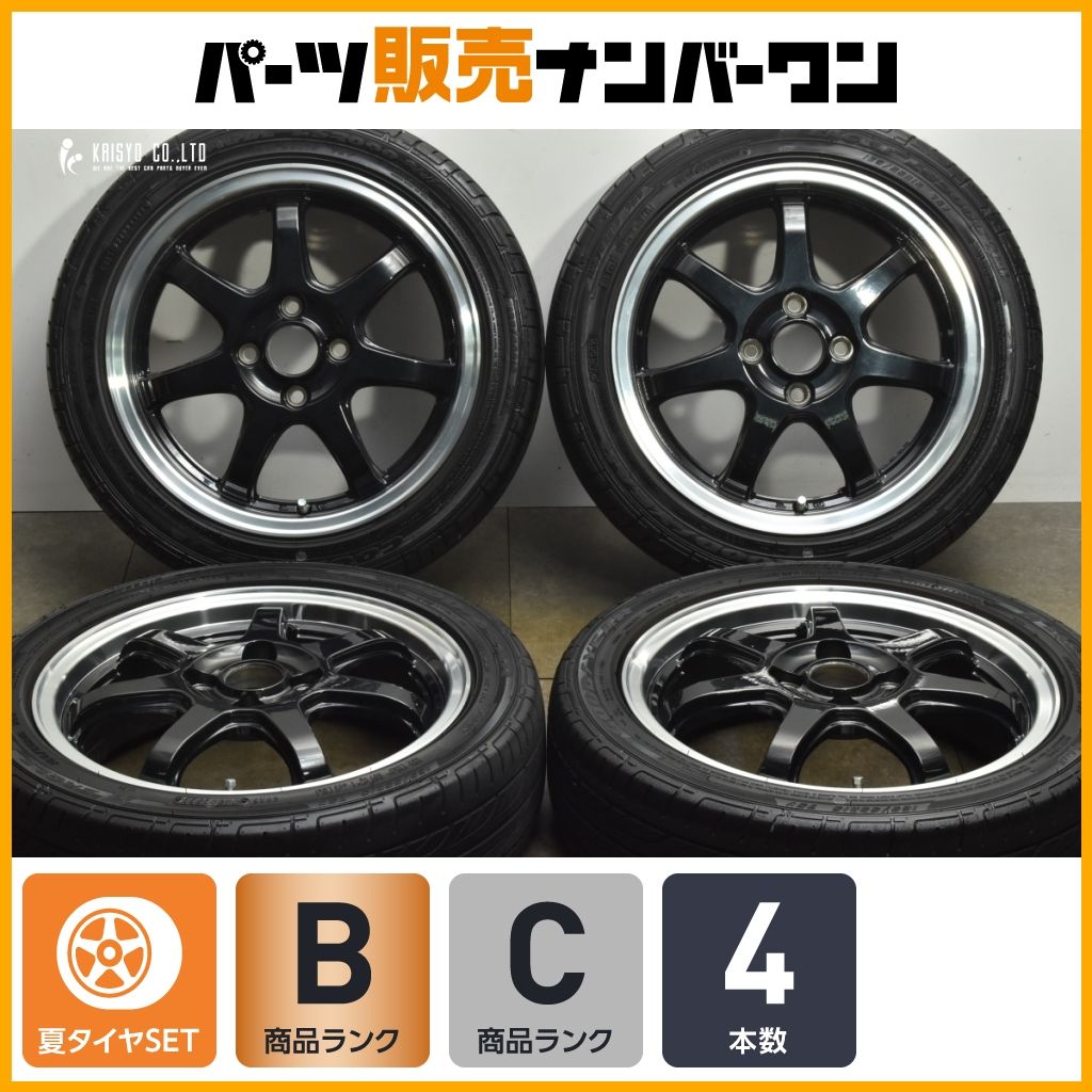 程度良好】S-HOLD S-7S 15in 4.5J +45 PCD100 イーグルLS2000 165 
